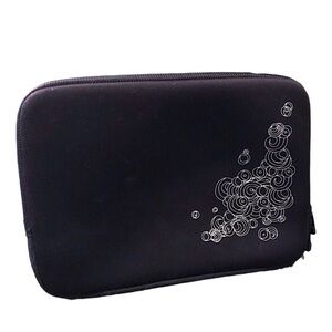 HP Neoprene Tablet Case Black and Silver Foam Padded 11”